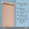 Jumbl Wall Mounted Kraft Paper Dispenser, Hanging Craft Paper Roll Holder with Paper Cutter (White)